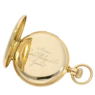 Early and very fine Swiss gold quarter hour repeater Circa 1875