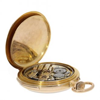 Swiss 18 carat gold watch with lever escapement Circa 1935