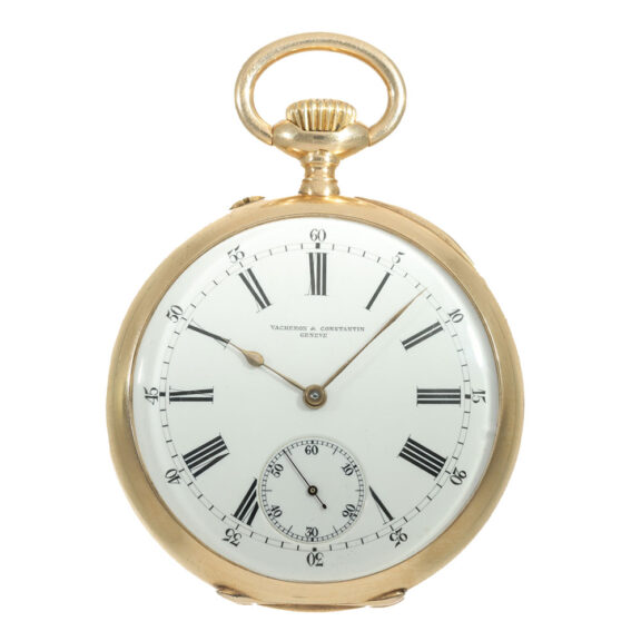 Swiss 18 carat gold open faced anker chronometer Circa 1905