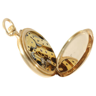 Swiss 18 carat gold open faced anker chronometer Circa 1905