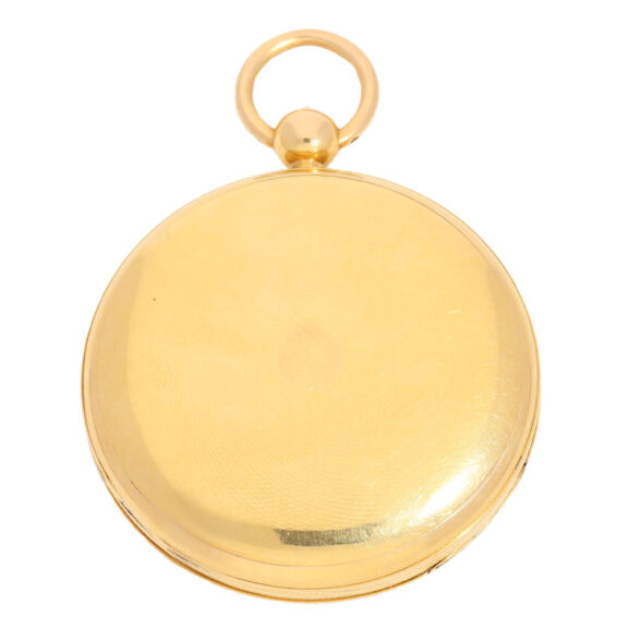 French gold cylinder with grande and petite sonnerie Circa 1820 French gold cylinder with grande and petite sonnerie Circa 1820