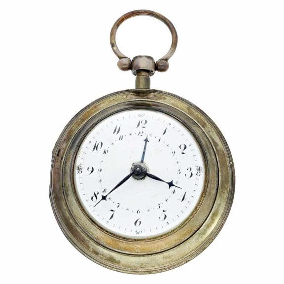 German triple cased self-striking coach clock Circa 1750-1767
