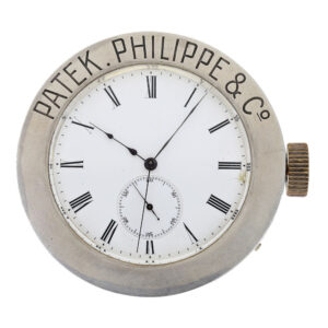 Swiss automobile watch with experimental winding mechanism Circa 1919