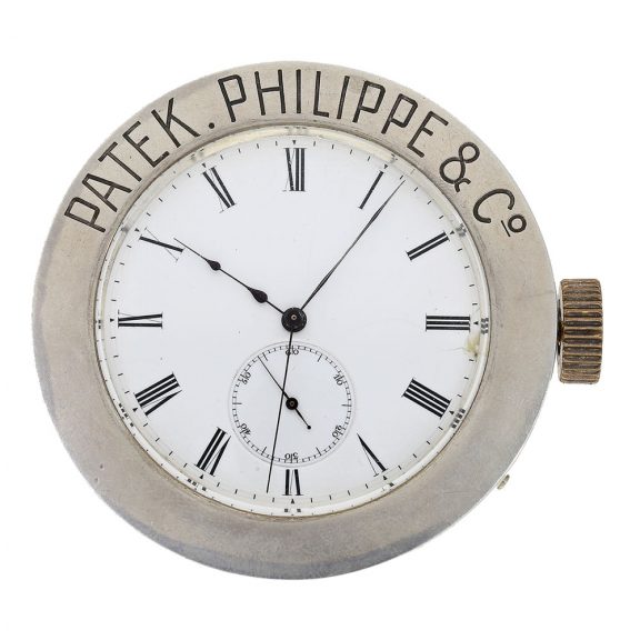 Swiss automobile watch with experimental winding mechanism Circa 1919
