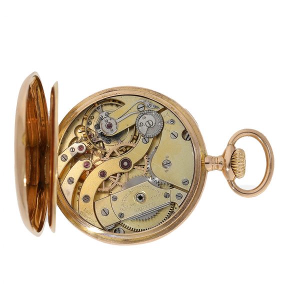18 Carat pink gold Swiss small chronometer Gondolo Circa 1903 18 Carat pink gold Swiss small chronometer Gondolo Circa 1903