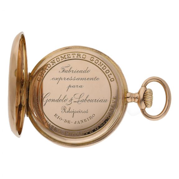 18 Carat pink gold Swiss small chronometer Gondolo Circa 1903 18 Carat pink gold Swiss small chronometer Gondolo Circa 1903