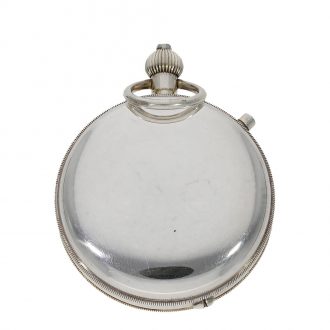Swiss silver deck watch with lever escapement Circa 1956
