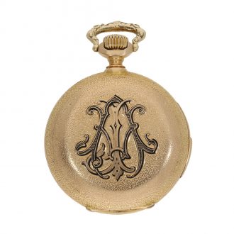 Swiss 18 carat gold chronometer with perpetual calendar Circa 1890