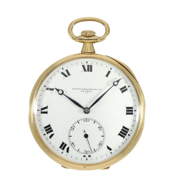 Swiss 18 carat gold fine large pocket watch Circa 1918
