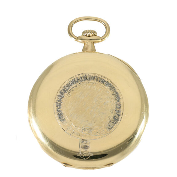 Swiss 18 carat gold fine large pocket watch Circa 1918 Swiss 18 carat gold fine large pocket watch Circa 1918