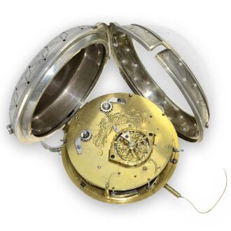 French repeating coach clock with Grande Sonnerie Circa 1800
