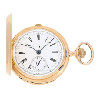 Swiss gold minute repeating pocket watch Circa 1900
