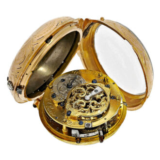 French repeater à toc et à tac with written hours Circa 1750-1789