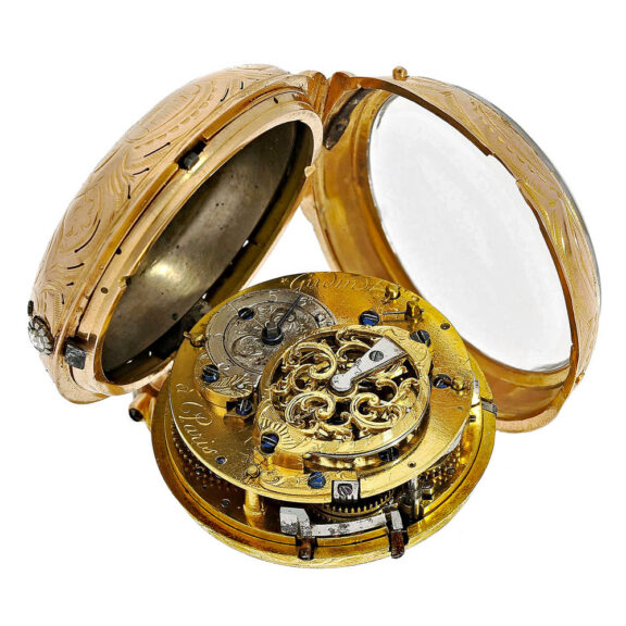 French repeater à toc et à tac with written hours Circa 1750-1789 French repeater à toc et à tac with written hours Circa 1750-1789