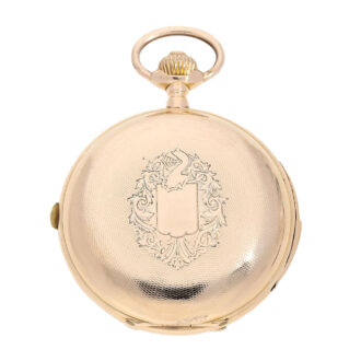 Swiss gold minute repeating pocket watch Circa 1900