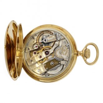Swiss very fine 18 Carat gold “Chronometer” in water drop shape Circa 1915