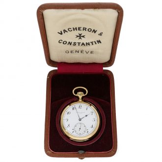 Swiss very fine 18 Carat gold “Chronometer” in water drop shape Circa 1915