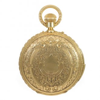 Swiss 18 carat gold astronomical à goutte case watch Circa 1875