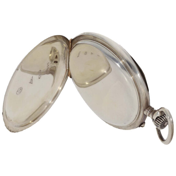 German silver precision watch with 24 hour jumping numerals Circa 1931 German silver precision watch with 24 hour jumping numerals Circa 1931