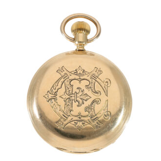 German 18 carat gold interesting unusual anker chronometer Circa 1873