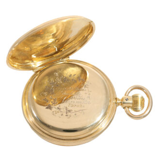 German 18 carat gold interesting unusual anker chronometer Circa 1873