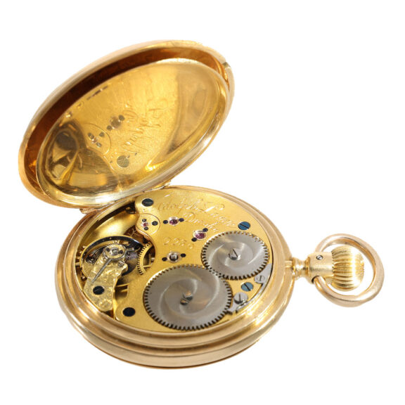 German 18 carat gold interesting unusual anker chronometer Circa 1873 German 18 carat gold interesting unusual anker chronometer Circa 1873