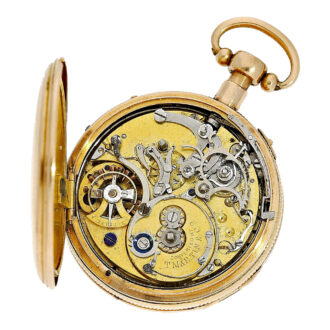 Swiss ladies pocket watch with music movement Circa 1820