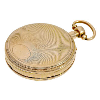 Swiss ladies pocket watch with music movement Circa 1820