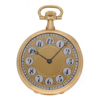 Swiss extremely rare 18K gold deck chronometer Circa 1895