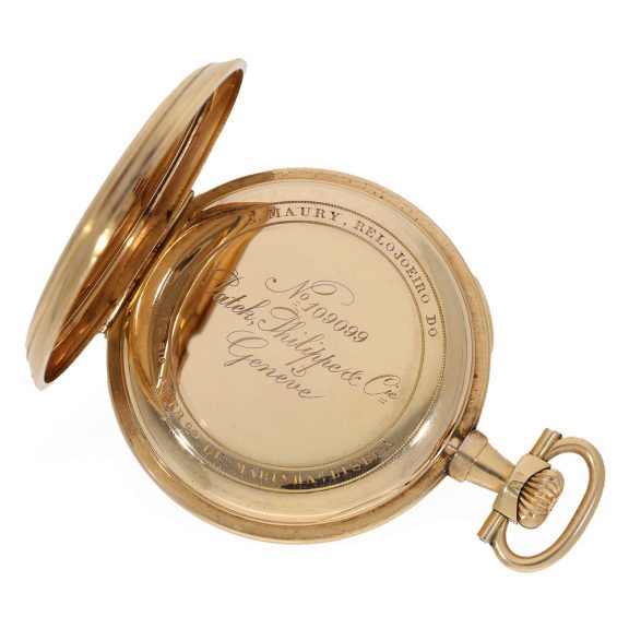 Swiss extremely rare 18K gold deck chronometer Circa 1895 Swiss extremely rare 18K gold deck chronometer Circa 1895
