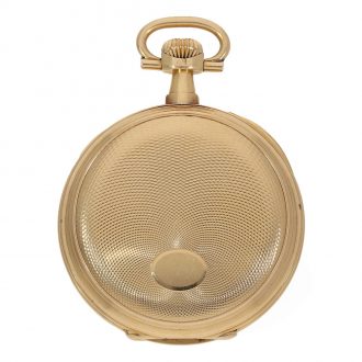 Swiss extremely rare 18K gold deck chronometer Circa 1895