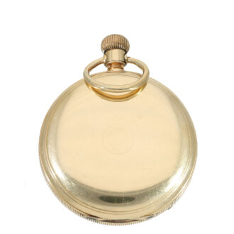 Swiss 14 carat gold full hunter cased pocket watch Circa 1872