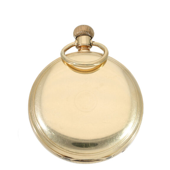 Swiss 14 carat gold full hunter cased pocket watch Circa 1872 Swiss 14 carat gold full hunter cased pocket watch Circa 1872