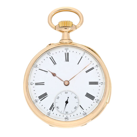 Swiss rare gold five minute repeater watch Circa 1890 Swiss rare gold five minute repeater watch Circa 1890