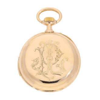 Swiss rare gold five minute repeater watch Circa 1890 Swiss rare gold five minute repeater watch Circa 1890
