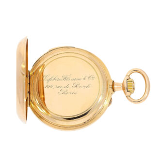 Swiss rare gold five minute repeater watch Circa 1890 Swiss rare gold five minute repeater watch Circa 1890