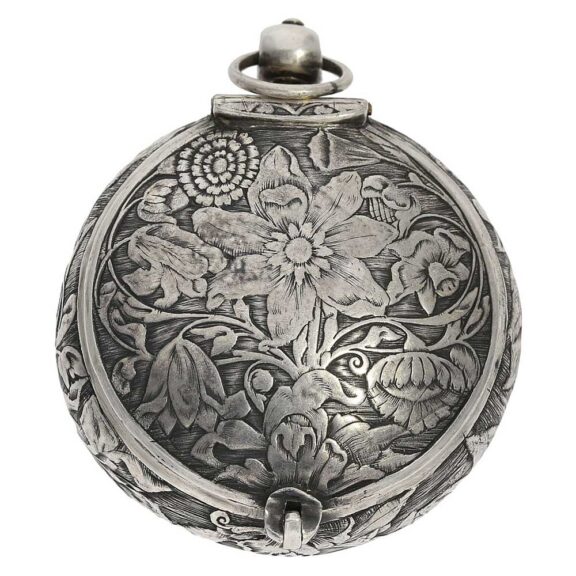 French important silver pendant watch Circa 1641-1683 French important silver pendant watch Circa 1641-1683