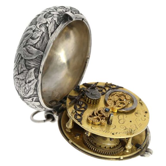 French important silver pendant watch Circa 1641-1683 French important silver pendant watch Circa 1641-1683