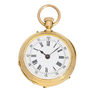 Swiss unique and very fine 18 K chatelaine watch Circa 1880 Swiss unique and very fine 18 K chatelaine watch Circa 1880
