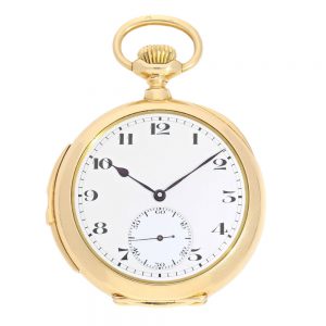 Swiss gold quality repeating pocket watch Circa 1910