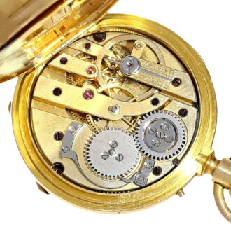 Swiss unique and very fine 18 K chatelaine watch Circa 1880 Swiss unique and very fine 18 K chatelaine watch Circa 1880