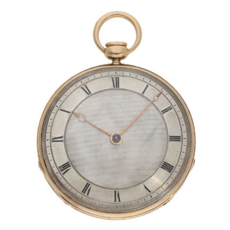 French lépine in the style of Breguet made by a student of Breguet Circa 1830