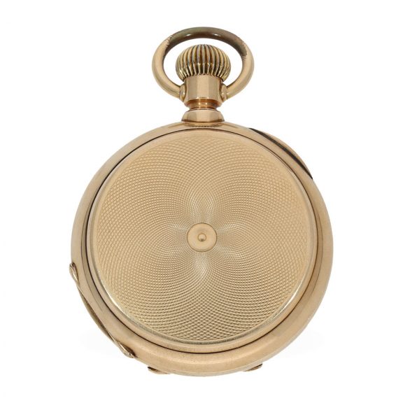 Swiss 14 carat gold watch with chronometer escapement Circa1890 Swiss 14 carat gold watch with chronometer escapement Circa1890