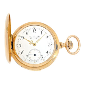 Swiss gold quarter repeating pocket watch Circa 1896