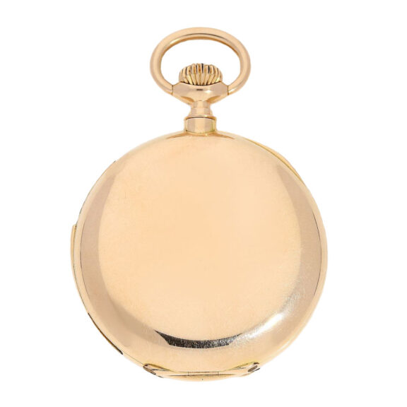 Swiss gold quarter repeating pocket watch Circa 1896 Swiss gold quarter repeating pocket watch Circa 1896