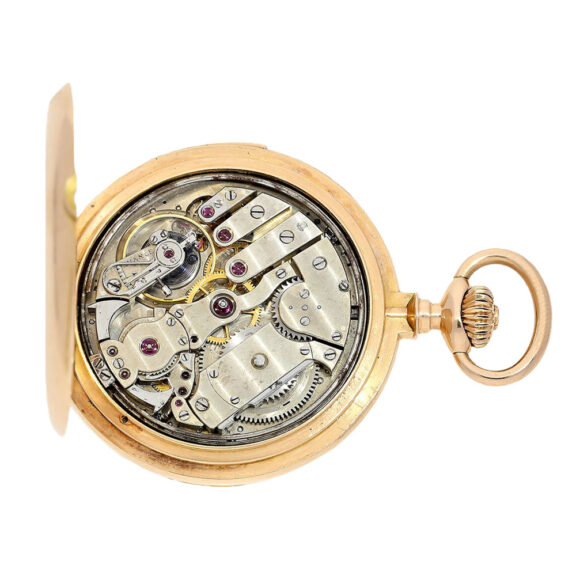 Swiss gold quarter repeating pocket watch Circa 1896 Swiss gold quarter repeating pocket watch Circa 1896