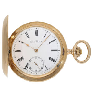 Swiss 14 carat gold heavy anker chronometer watch Circa 1890