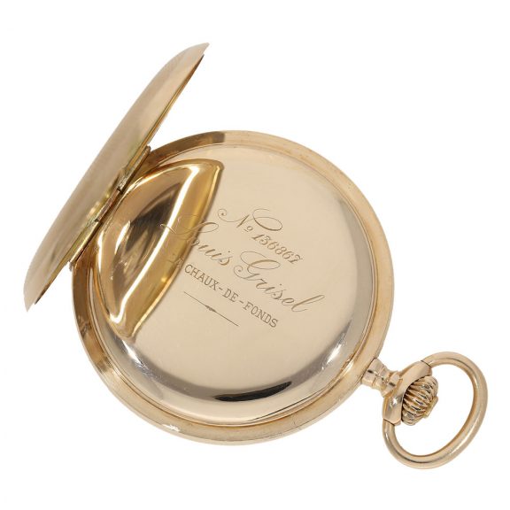 Swiss 14 carat gold heavy anker chronometer watch Circa 1890 Swiss 14 carat gold heavy anker chronometer watch Circa 1890