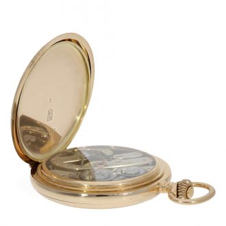 Swiss 14 carat gold heavy anker chronometer watch Circa 1890