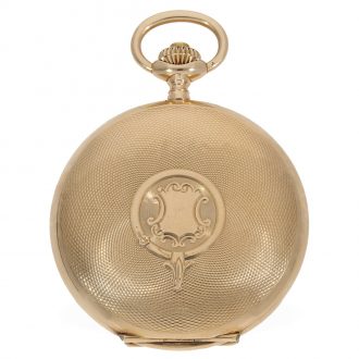 Swiss 14 carat gold heavy anker chronometer watch Circa 1890